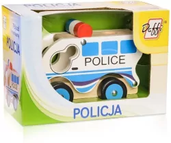 Daffi. Drewniane auto - Policja