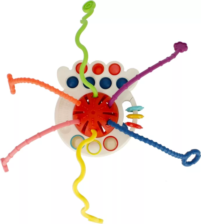 BAM BAM. Zabawka sensoryczna Ośmiornica 4w1 - tantis.pl