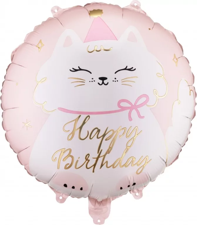 Balon foliowy pastylka Kotek 35x35cm - tantis.pl