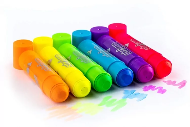 Kredki żelowe. Neonowe - tantis.pl