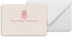 Mini kartka Wszystkiego najlepszego