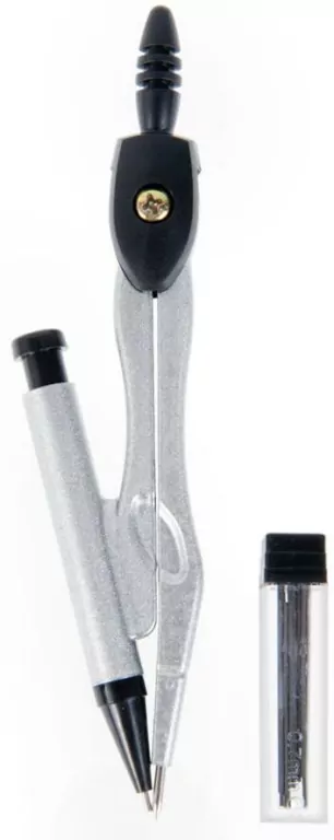 Cyrkiel metalowy + ołówek automatyczny. - tantis.pl