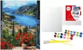 Malowanie po numerach - Przystań w górach 40x50cm - tantis.pl