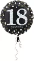 Balon foliowy 18 urodziny okrągły 43cm - tantis.pl