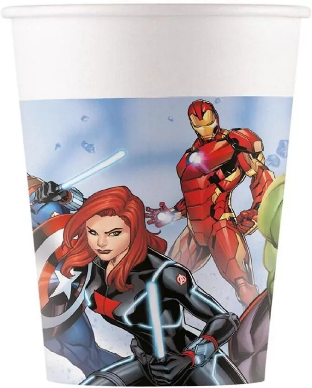 Kubeczki papierowe Avengers Marvel 200ml - tantis.pl
