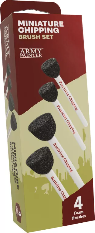 The Army Painter: Miniature Chipping Brush Set - tantis.pl