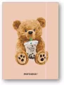 Teczka A4+ z gumką Teddies&Miś Boba Tea - tantis.pl