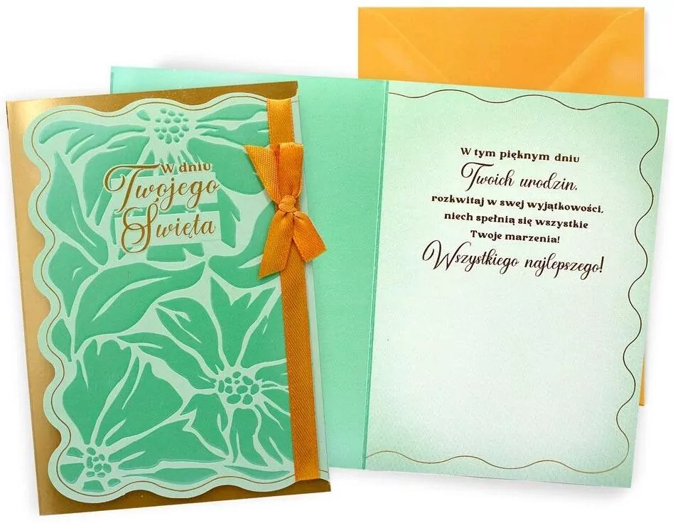 Karnet B6 Urodziny - tantis.pl