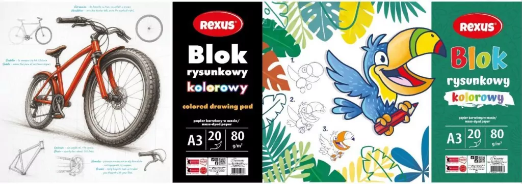 Blok rysunkowy A3/20K mix - tantis.pl