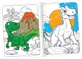 Oko w oko z dinozaurem. Lubię Dinozaury. Dodaj kolorów - tantis.pl