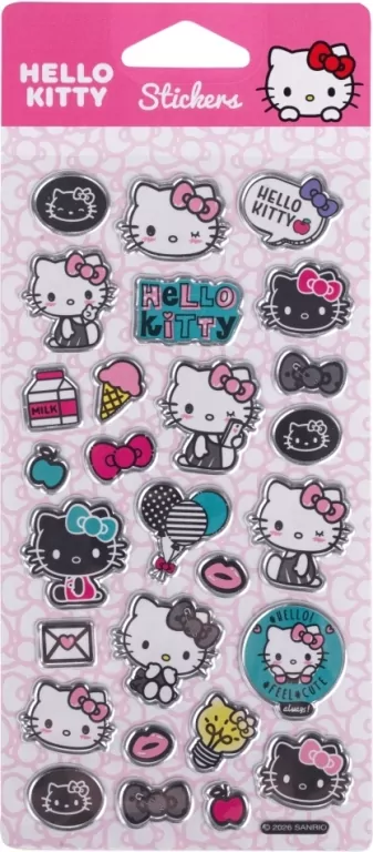 Naklejki Pop Up Hello Kitty Pink wzór 3 - tantis.pl
