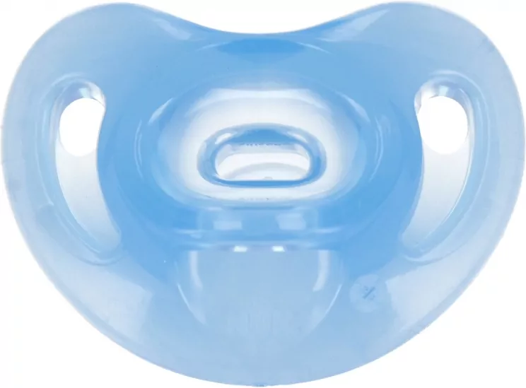 NUK. Sensitive. Smoczek. 0-6 miesięcy. Niebieski - tantis.pl