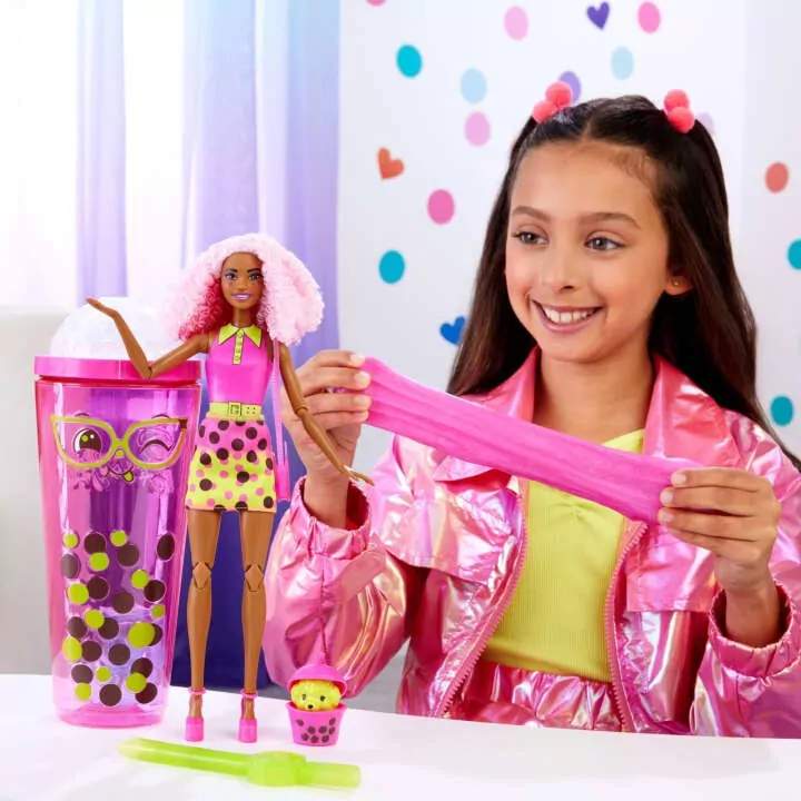Barbie Pop Reveal Lalka Jagoda Bubble Tea - tantis.pl