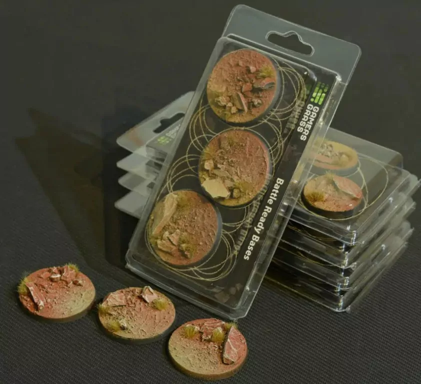 Gamers Grass: Bases Round - Badlands 50 mm (3 szt.) - tantis.pl