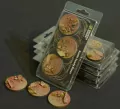 Gamers Grass: Bases Round - Badlands 50 mm (3 szt.) - tantis.pl