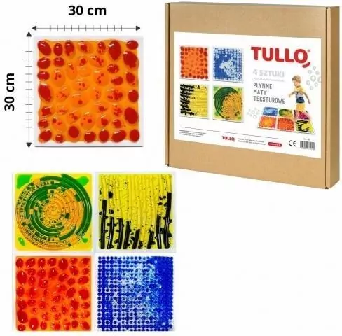 Ścieżka sensoryczna płytki fakturowe 30x30cm - tantis.pl