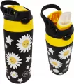Bidon metalowy Coolpack bono daisy black - tantis.pl