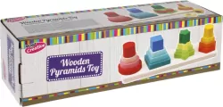 Piramidki drewniane