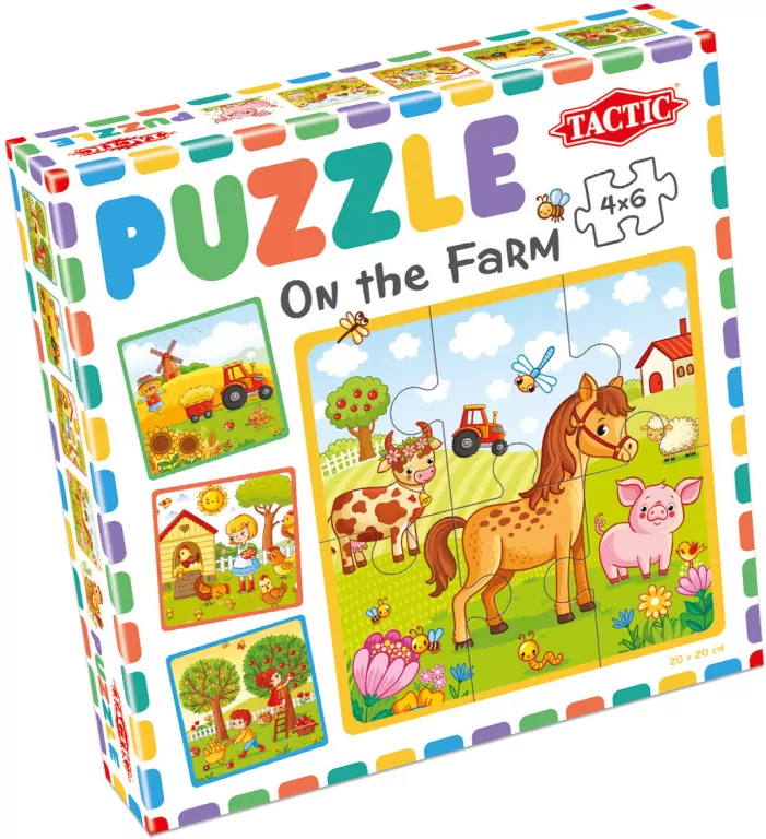 Moje pierwsze puzzle 4x6. Farma - tantis.pl