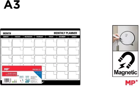 Planer magnetyczny A3 miesięczny