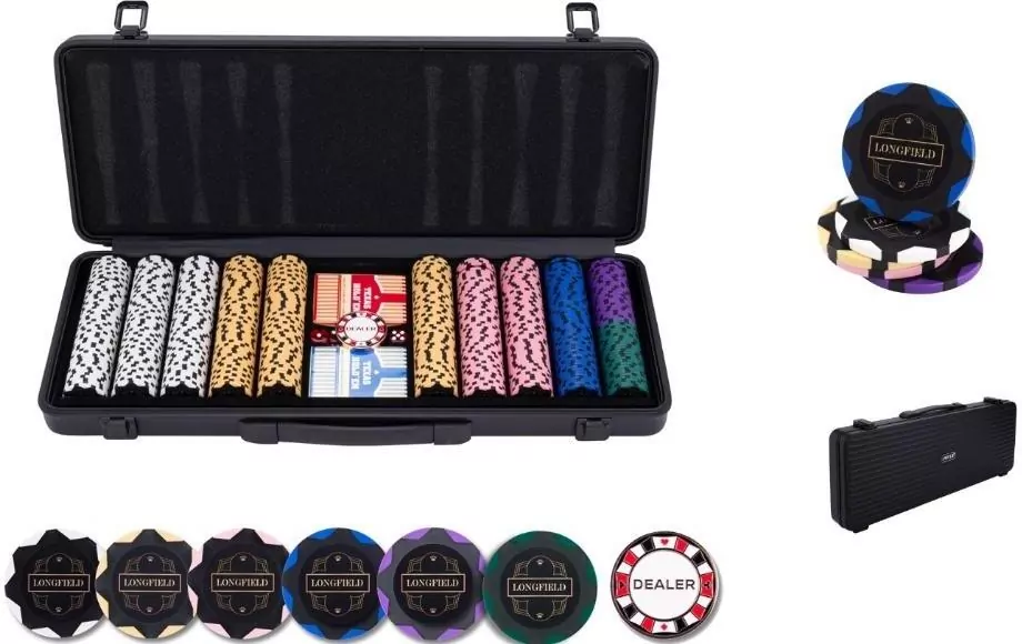 Zestaw do pokera 500 Exclusive bez nominałów - tantis.pl