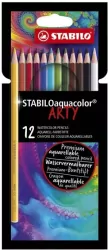 Kredki akwarelowe Aquacolor 12 kolorów STABILO