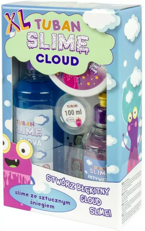 Zestaw Super Slime XL - Cloud Slime TUBAN - tantis.pl