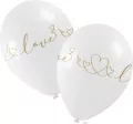 Balony ze złotym walentynkowym nadrukiem - tantis.pl