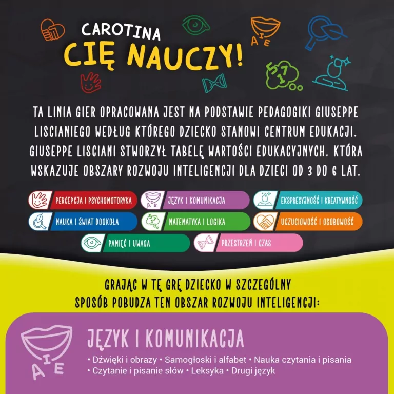 Lisiciani 10 gier z czytaniem i pisanie Carotina cię nauczy! - tantis.pl