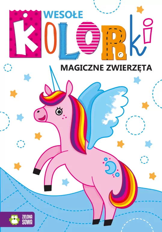 Magiczne zwierzęta. Wesołe kolorki - tantis.pl