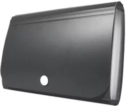 Tetis. Mini organizer harmonijkowy zatrzask, czarny