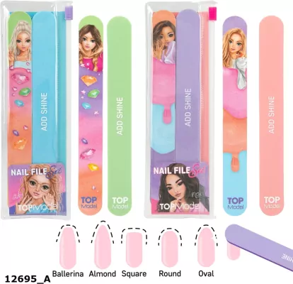 Zestaw pilniczek i polerka do paznokci. Top Model