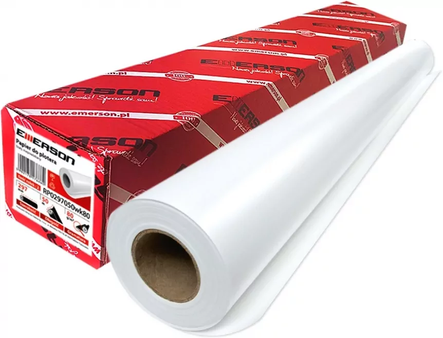 Papier do plotera 914mm/50MB, Biały 80G - tantis.pl