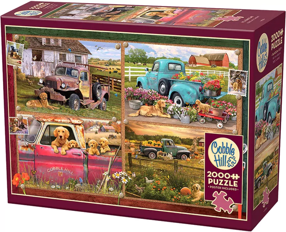Puzzle 2000 Pieskie życie G3 - tantis.pl