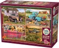 Puzzle 2000 Pieskie życie G3 - tantis.pl