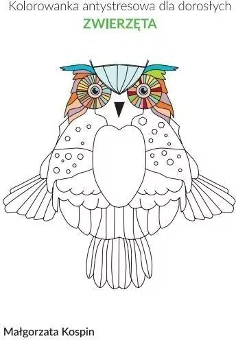 Kolorowanka antystresowa dla dorosłych. Zwierzęta - tantis.pl