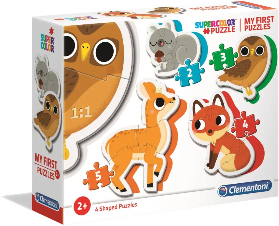 Clementoni. Moje Pierwsze Puzzle. Forest animals - tantis.pl