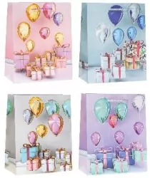 Torebka ozdobna 26x32x10cm mix ROZETTE