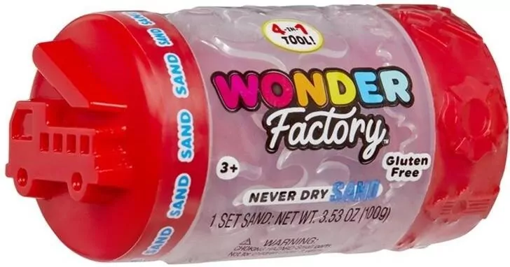 Wonder Factory Never Dry Sand Singles - Red - tantis.pl