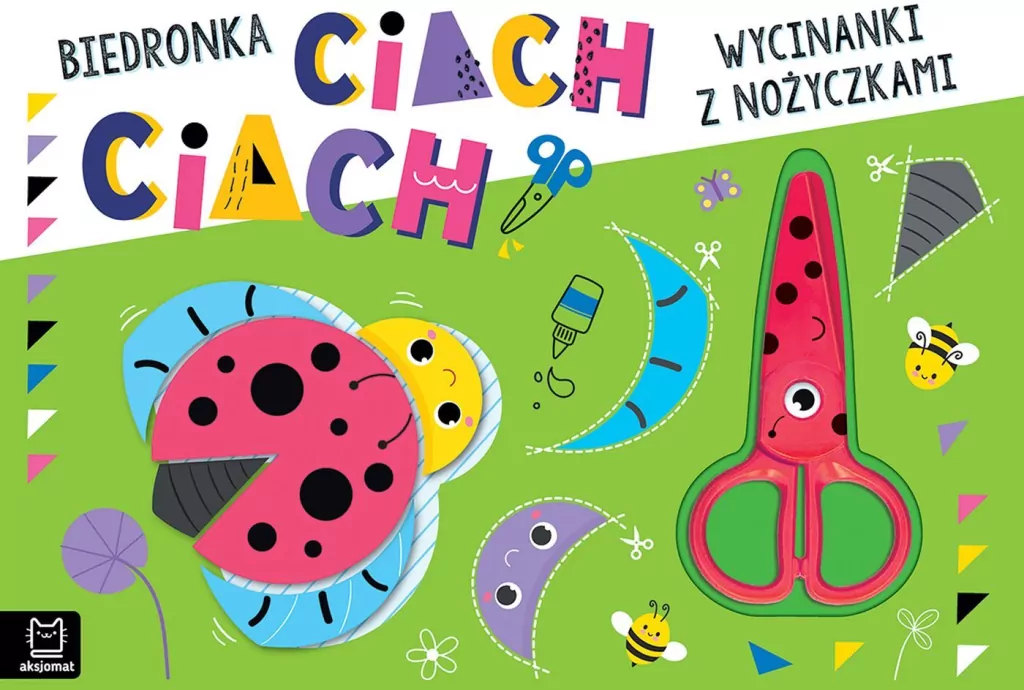 Wycinanki z nożyczkami. Biedronka ciach, ciach! - tantis.pl