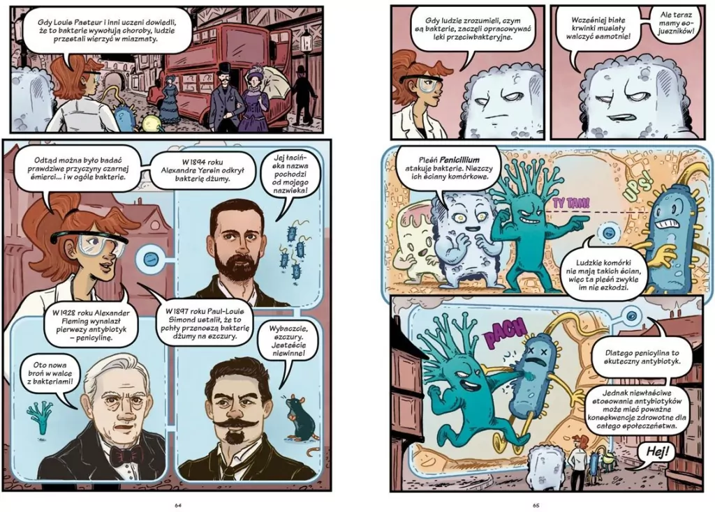 Epidemie. Niewidoczne zagrożenie.Naukomiks - tantis.pl