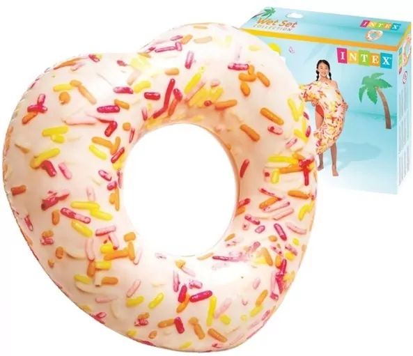 Koło do pływania donut serce - tantis.pl