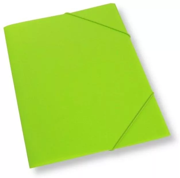 Teczka A4 z gumką plastikowa jasnozielona - tantis.pl