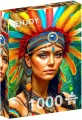 Puzzle 1000 Kobieta w pióropuszu - tantis.pl