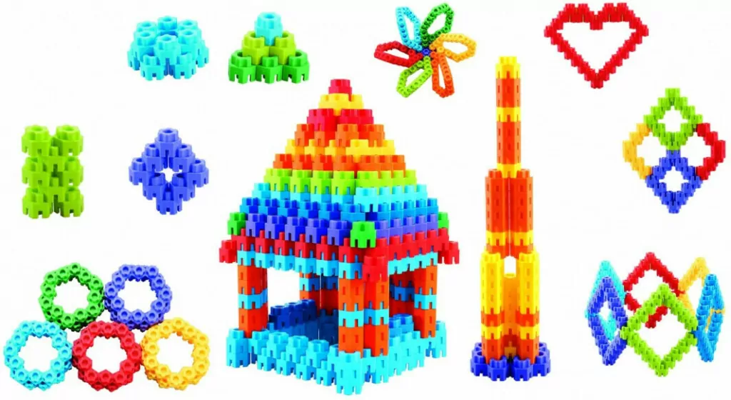 Klocki konstrukcyjne. 100 elementów - tantis.pl