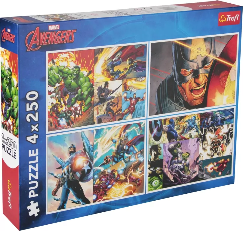 Puzzle 4x250 Bohaterskie dni TREFL - tantis.pl