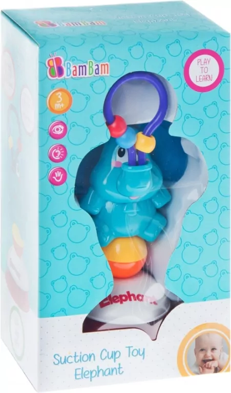 Słonik na przyssawkę - tantis.pl