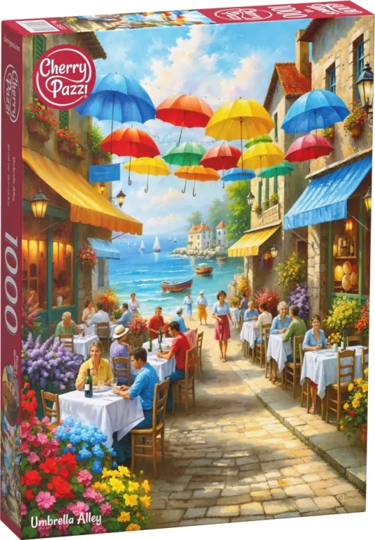 Puzzle 1000 CherryPazzi Umbrella Alley 31322 - tantis.pl