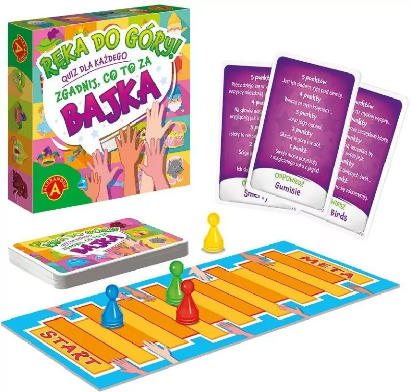 Ręka do góry! Quiz dla każdego. Zgadnij co to za Bajka - tantis.pl