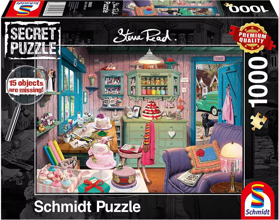Puzzle PQ 1000 (Secret Puzzle) Pokój babci G3 - tantis.pl
